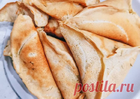 (9) Блинчики с курицей, грибами и сыром - пошаговый рецепт с фото. Автор рецепта Евгения Золотарева🏃‍♂️ . - Cookpad