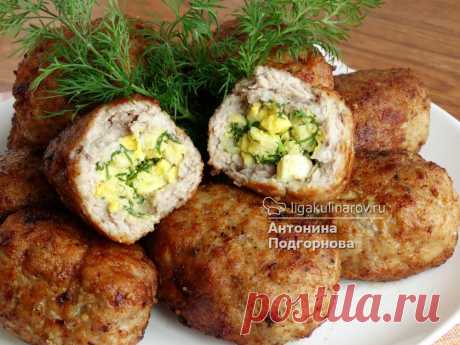 Зразы мясные с яйцом рецепт пошаговый Лиги Кулинаров. Рецепт зраз мясных с яйцом, рецепты Лиги Кулинаров.