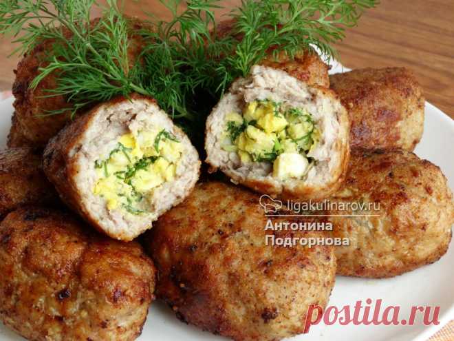 Зразы мясные с яйцом рецепт пошаговый Лиги Кулинаров. Рецепт зраз мясных с яйцом, рецепты Лиги Кулинаров.