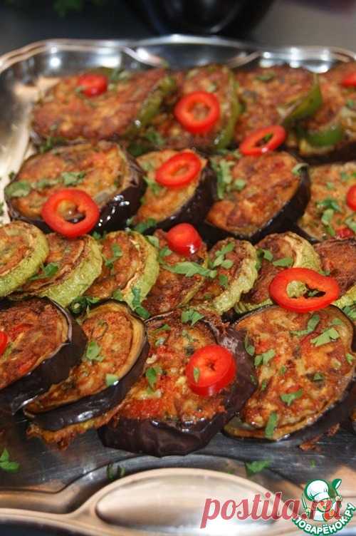 Овощные фаршированные кольца 