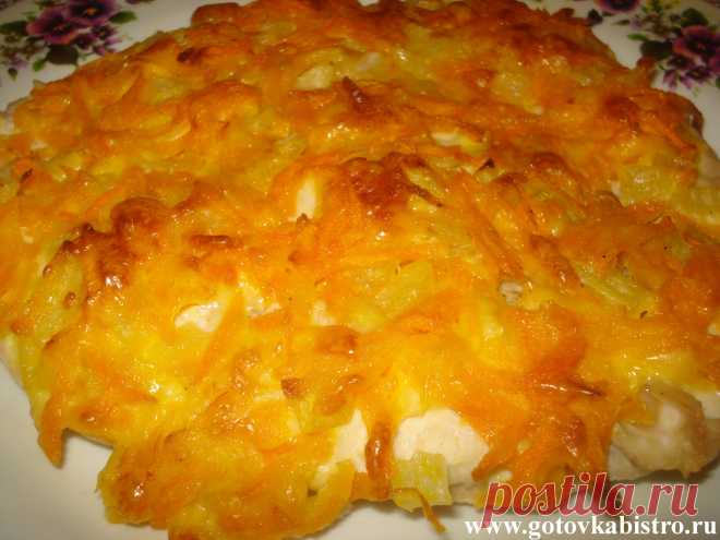 Куриная отбивная под шубой