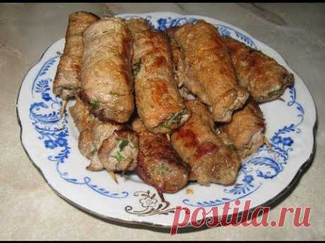 Мясные пальчики или крученики