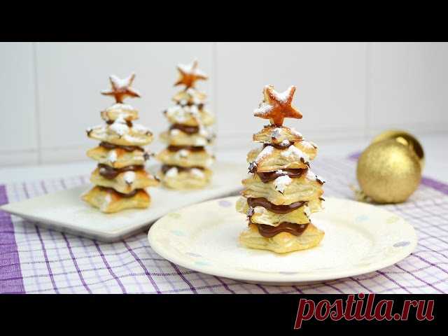 Puff Pastry Christmas Trees with Nutella - Easy Christmas Dessert Recipe Learn how to make Christmas trees with puff pastry and Nutella. They are ideal for Holiday parties! Friends and family will surely be impressed by this delicious dessert!

▼ INGREDIENTS LIST:

- (ingredients for 3 puff pastry trees) - 

- 1 puff pastry sh