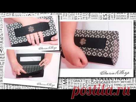 Сумочка - Клатч без шитья. / Clutch bag - YouTube