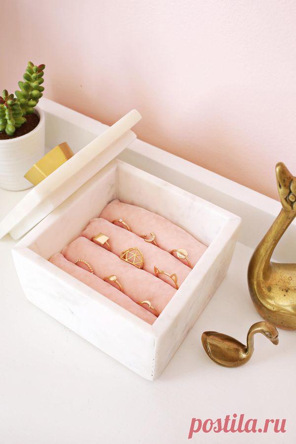 Шкатулка для колец своими руками | Фото