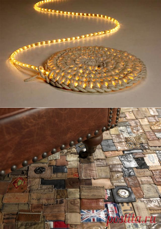 10 идей как сделать коврик своими руками