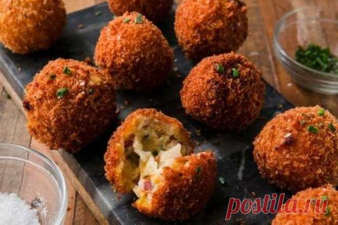 Картофельные шарики с треской и петрушкой - Dynastyofchefs.ru