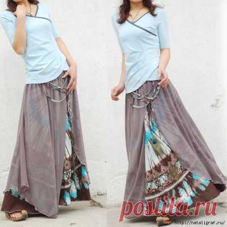 ДЛИННЫЕ ЮБКИ +ВЫКРОЙКИ И ПАРА СОВЕТОВ | Мир женщины