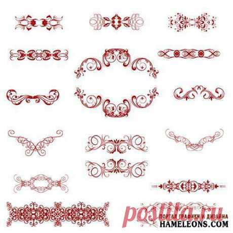Винтажные каллиграфические элементы, рисунки - Векторный клипарт | Calligraphic Design Elements vector » Портал графики и дизайна: векторный и растровый клипарт, уроки, фоторамки, шаблоны для Фотошоп  на HAMELEONS.COM