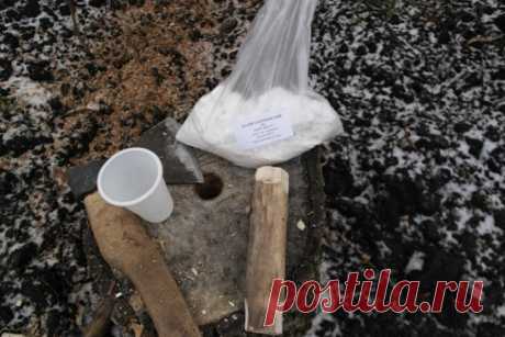 Соль - уберет пень без корчевания за 1 год или костер "финская свеча" за пару часов! | Любимая Дача | Яндекс Дзен