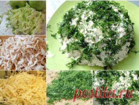 Удивительно вкусный салат "Облако"