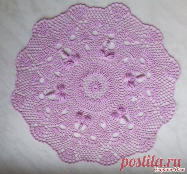 . Салфетка "Фонтаны" от Галины Борисовой. Мое исполнение. - Все в ажуре... (вязание крючком) - Страна Мам