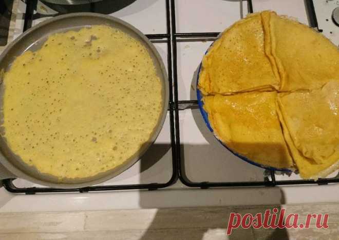Блинчики кукурузные - пошаговый рецепт с фото. Автор рецепта Светлана Вязовская . - Cookpad