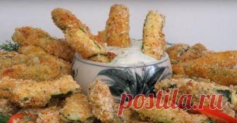 Из двух кабачков получилась потрясающая закуска! Подойдет к любому блюду...