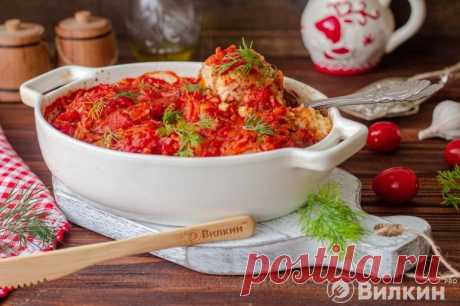 Ежики из куриного фарша с рисом: рецепт с фото пошагово