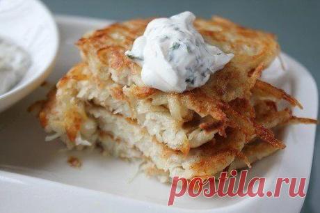 Картофельные блины с куриным фаршем | Эксклюзивные шедевры кулинарии.