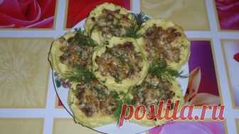 Картофельные ватрушки с мясом. Вкусное горячее блюдо из простых продуктов