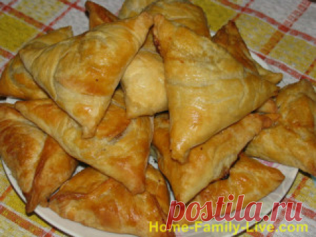 Самса с мясной начинкой/Сайт с пошаговыми рецептами с фото для тех кто любит готовить