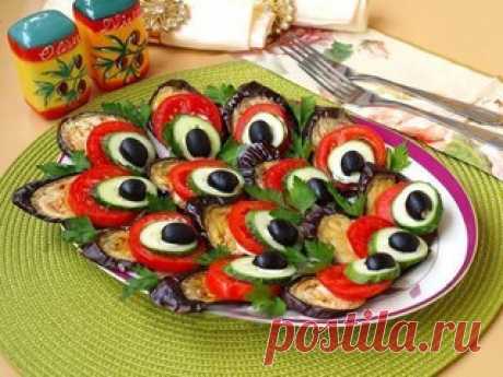 Закуска "Павлиний хвост"

Ингредиенты:
-300 гр. баклажанов
-200 гр. небольших огурцов
Показать полностью…