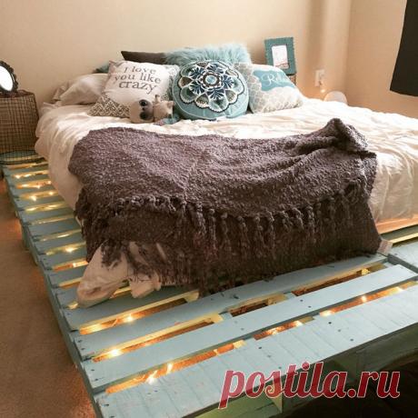 33 идеи для создания кроватей из паллет : Полезные советы : Дом : Subscribe.Ru