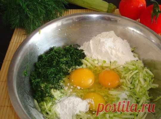 Пицца из кабачков..