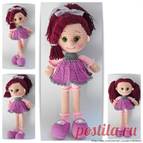 Вязаные куклы крючком со схемами и описанием