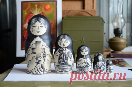 Традиционная русская военно-морская матрешка русская | Etsy