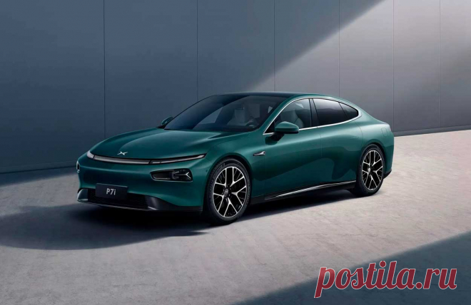 XPeng P7i EV 2023: салон, интерьер, экстерьер, видео