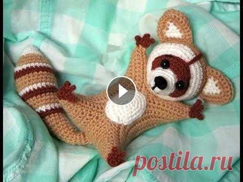 Енот амигуруми крючком.Схема вязания игрушки Енот амигуруми, описание вязаной игрушки.Как связать енота крючком-учимся вязать игрушку амигуруми. Нет, наверно, на свете таких людей, кому бы не нра...