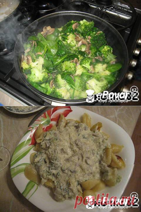 Нежный соус с брокколи и грибами — Рецепт приготовления с фото — Горячие блюда, Блюда из грибов