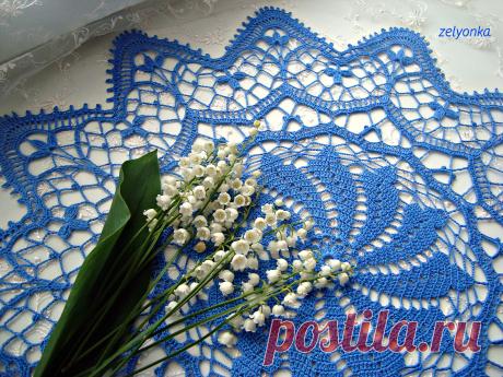 Салфетка крючком.