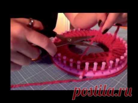 deutsche Anleitung für eine Mütze (oder Beanie) mit Knitting Loom bzw. Strickring