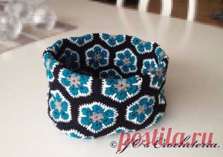African Flower Bowl  Crochet pattern от JOsCrocheteria на Etsy МАГАЗИН
