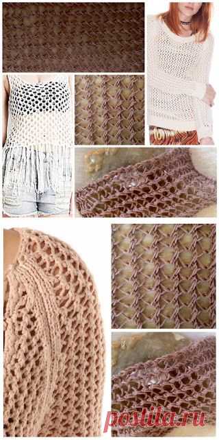 Knitting&Design: Попала в сети.(Ребристая турецкая сетка)