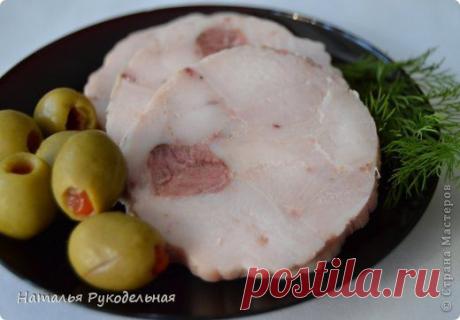 Ветчина &quot;Барская&quot; из курицы и языка | Страна Мастеров