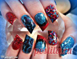 Маникюр на квадратные ногти: фото красивых идей