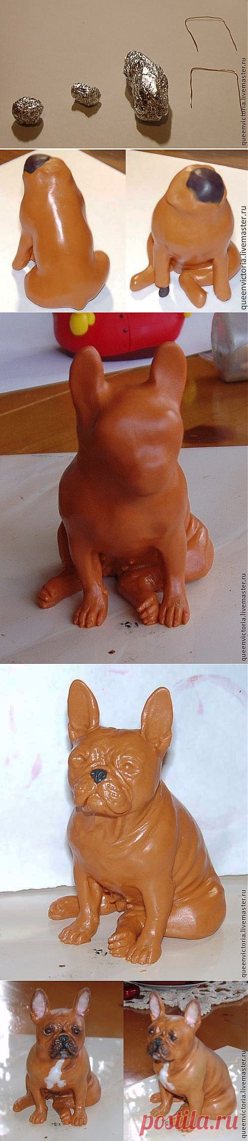 Французский бульдог своими руками - Ярмарка Мастеров - ручная работа, handmade