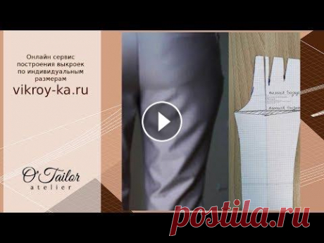 Убираем горизонтальные заломы ниже ягодиц в брюках Конечно проблему лучше бы видеть, но стандартное решение в следующем:...