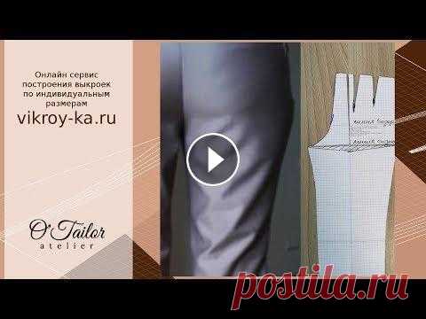Убираем горизонтальные заломы ниже ягодиц в брюках Конечно проблему лучше бы видеть, но стандартное решение в следующем:...