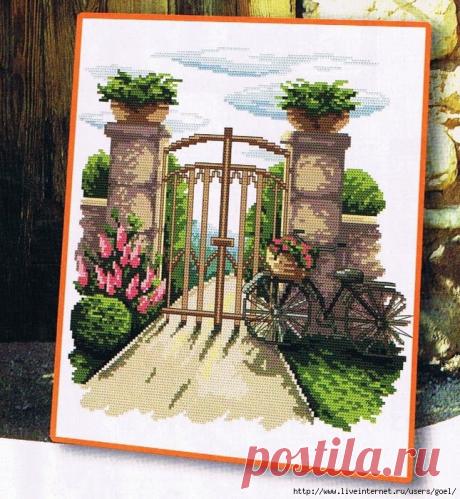 Bahçe Temalı Etamin Pano Örneği