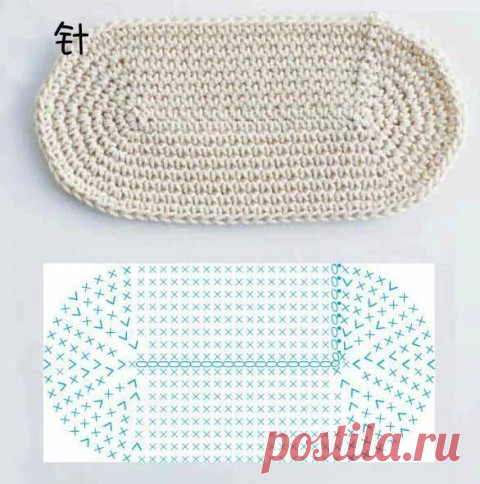 Как вязать круг и овал крючком, идеальная схема вязания!