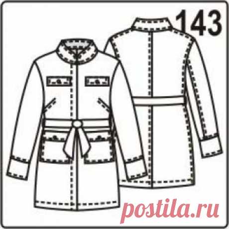 Стиль милитари: выкройка женского жакета на пуговицах Представляем редкую выкройку – длинный жакет в стиле милитари. Жакет летний, без подкладки. Выкройку можете использовать для шитья осенней куртки, плаща.