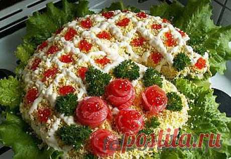 Салат Новогодние огни.