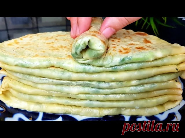 МУКА+КИПЯТОК И ЗЕЛЕНЬ! ЭТО В 100 РАЗ ВКУСНЕЕ И ПОЛЕЗНЕЕ ЧЕМ ОБЫЧНЫЕ ЧЕБУРЕКИ! ВЫ БУДЕТЕ В ВОСТОРГЕ.. Ингредиенты:Тесто:Мука 500 грКипяток 300 млСоль 1 ч.лРастительное масло 3 ст.лНачинка:Шпинат 400-500 грУкроп 1 пучокСливочное масло 100 грСоль по вкусу