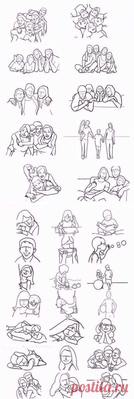 АХ, СЕМЕЙНЫЕ ПОЗЫ !!!