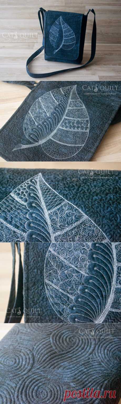 CatsQuilt: Сумка &quot;Отражение на воде&quot;
