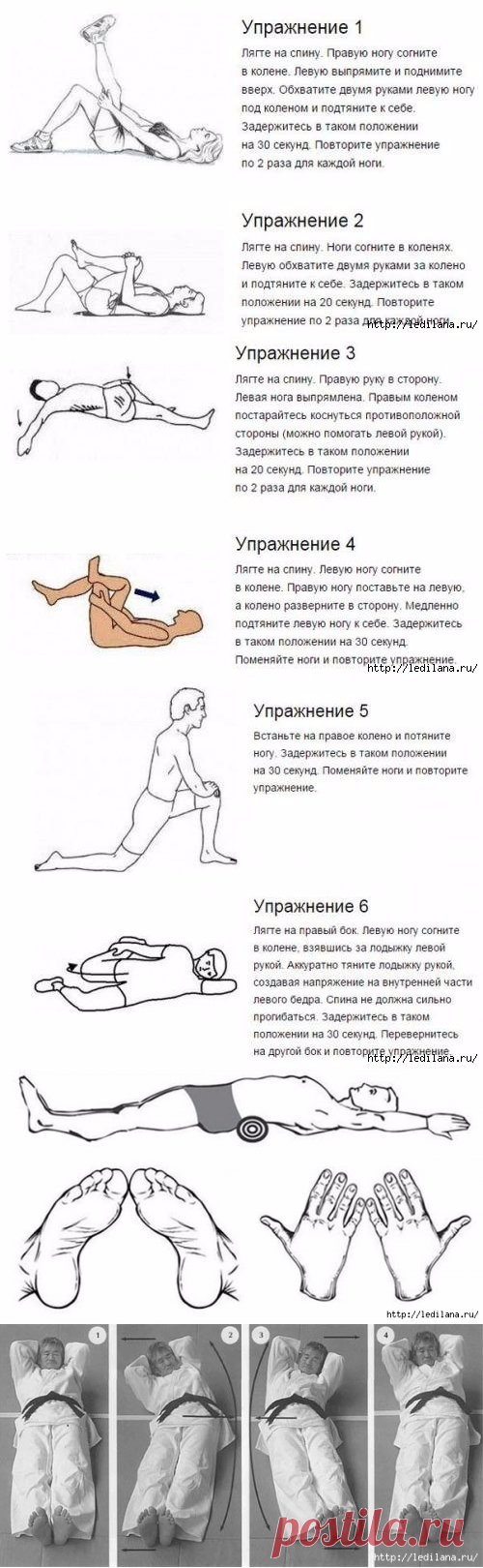 9 упражнений от искривления и болей в спине