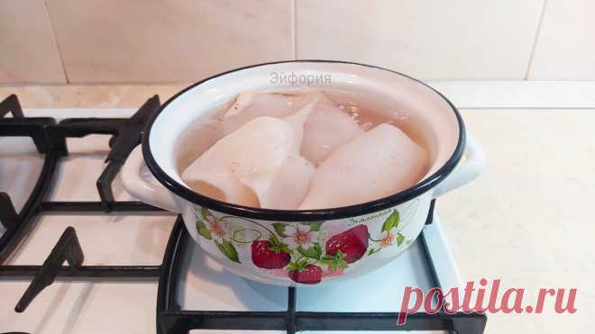 Салат из кальмаров 