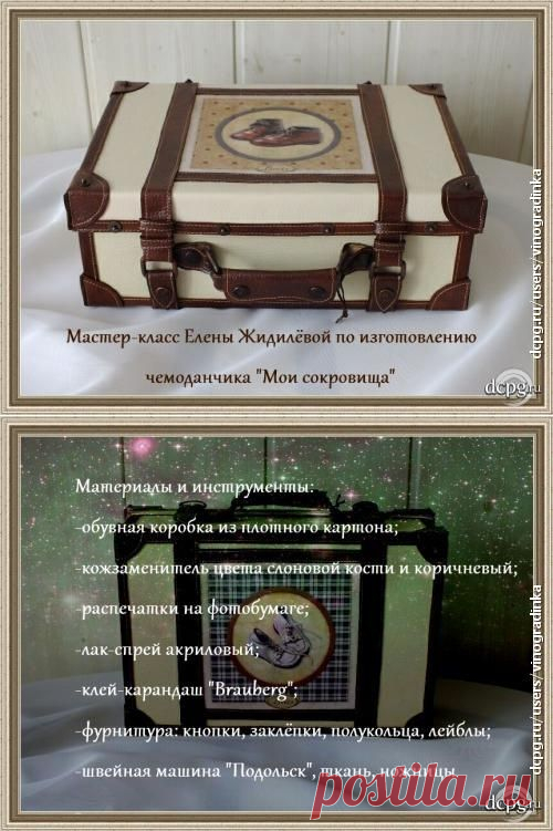 Декупаж - Сайт любителей декупажа - DCPG.RU | Чемоданчик "Мои сокровища"