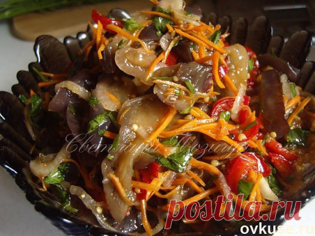 Салат Баклажаны по-Корейски - Простые рецепты Овкусе.ру